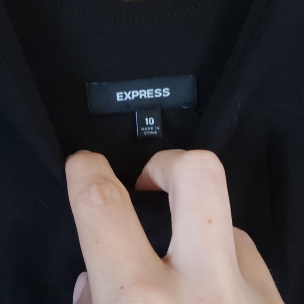 Express Little Black Mini Dress - Picture 4 of 5